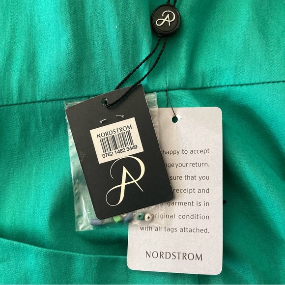 Adrianna Papell Petite Palm Green Beaded Shift Dress 2P Nordstrom NEW - Picture 7 of 7